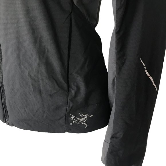 Arcteryx Ladies Jacket Coat Grey Size XS Full Zip Pockets High Neck Outerwear - Picture 4 of 13